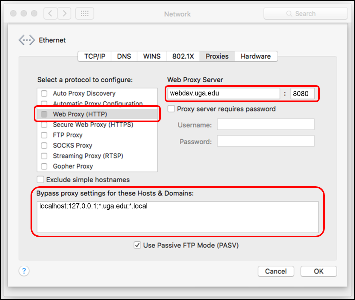 Proxy Server | Tools | Office of Information Security | Access and