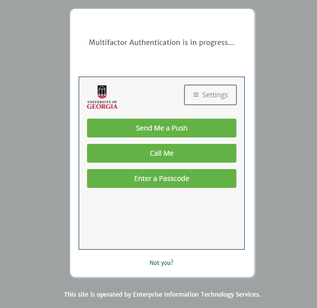 CAS 2 Two-Factor Login