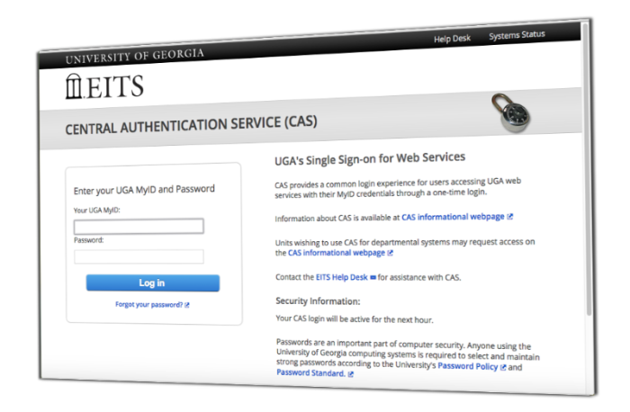 Cas Provides Secure Log In Experience For Many Uga Applications